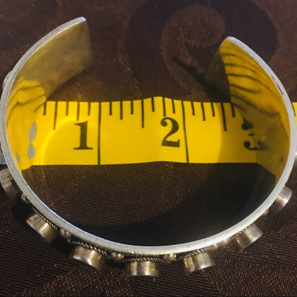 Navajo Sterling Silver & amethyst stone Bracelet - Picture 8 of 8